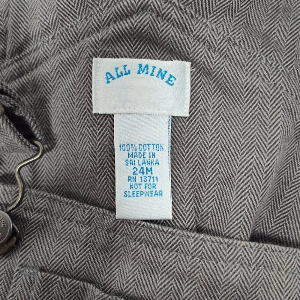 All Mine 24 Month 100% Cotton Coveralls NWT Holiday Bear